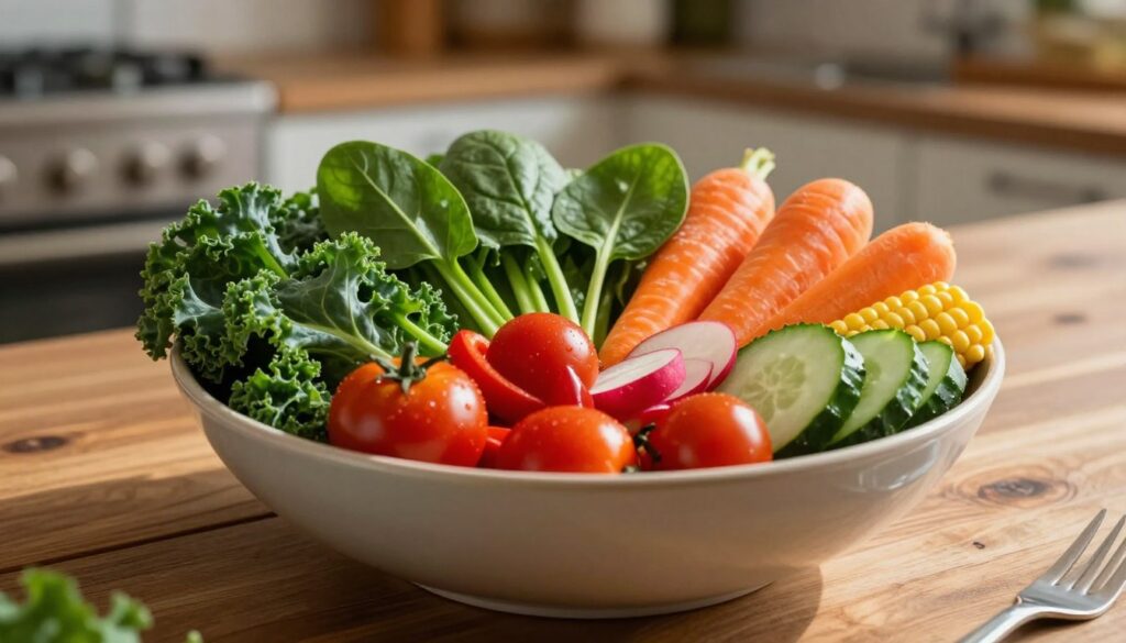Colorful Vegetable Bowl for Wholesome Dinner Recipes
