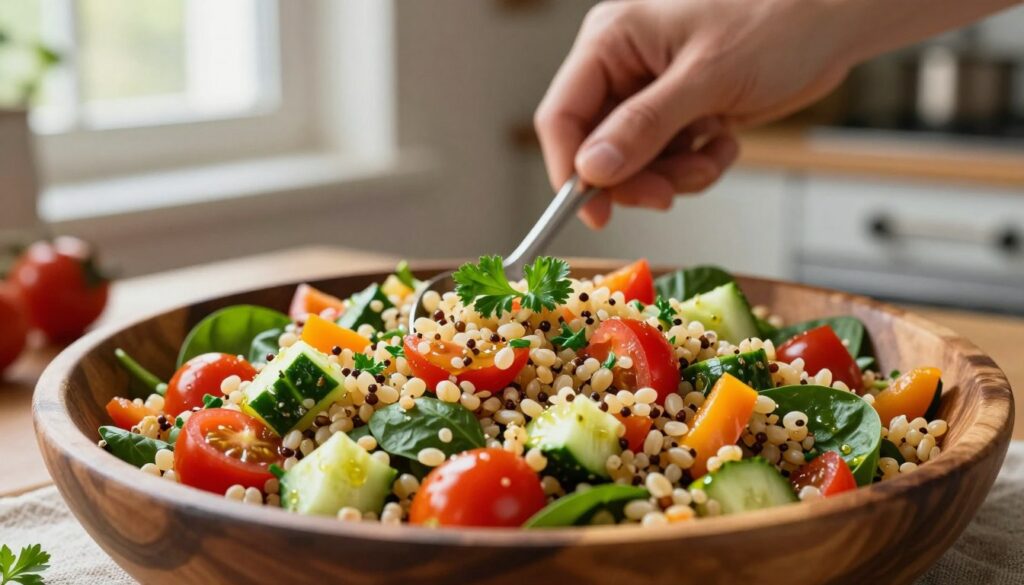 Hearty Grain Salad with Vegetables