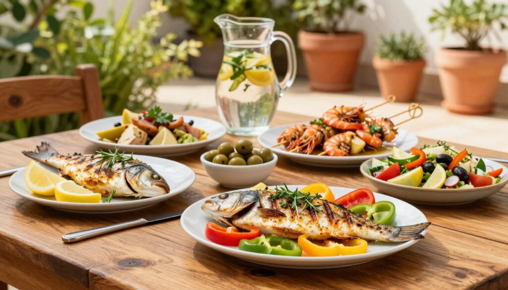 Current image: Mediterranean fish lunch