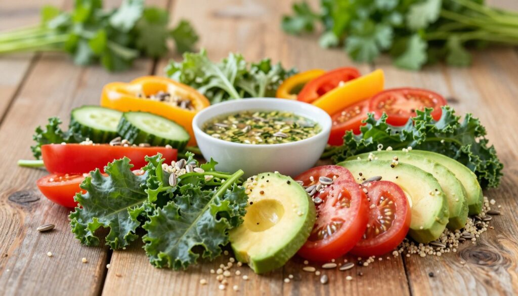 Nutrient-Dense Vegan Salad Ingredients Nutrient-Dense Vegan Salad Ingredients