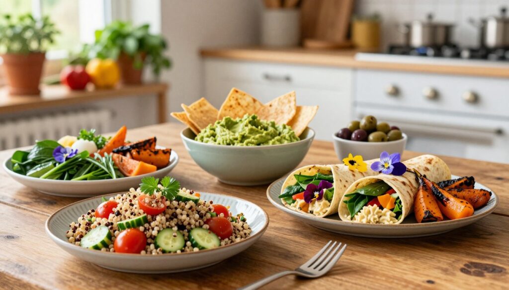 Current image: filling vegetarian lunches