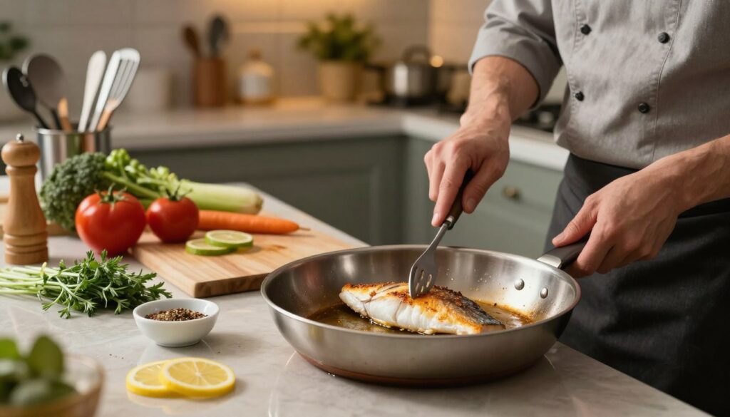 Current image: perfectly cooked fish