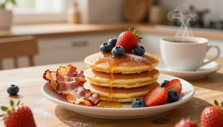 sweet and savory breakfast