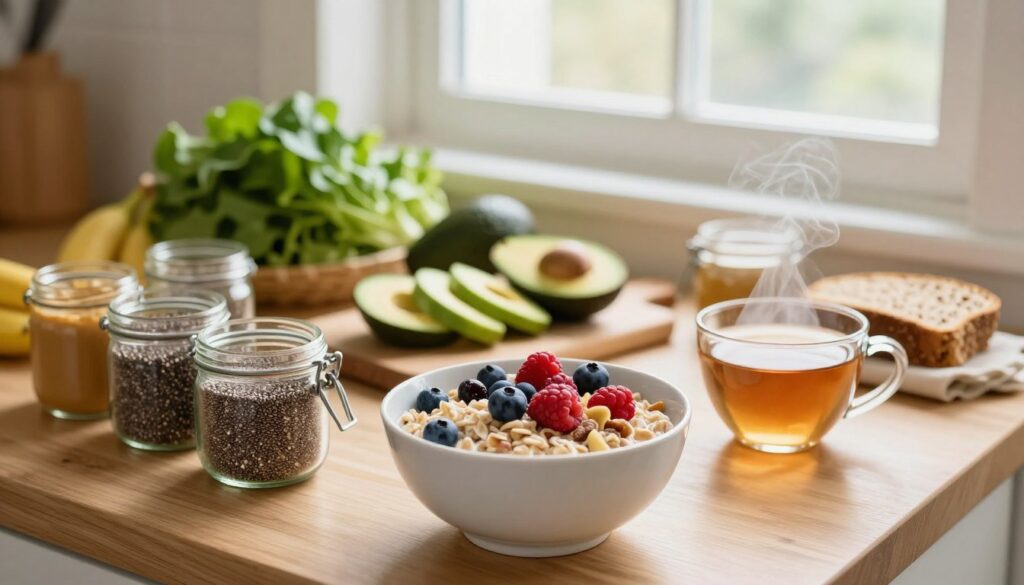 Make-ahead healthy breakfast preparation