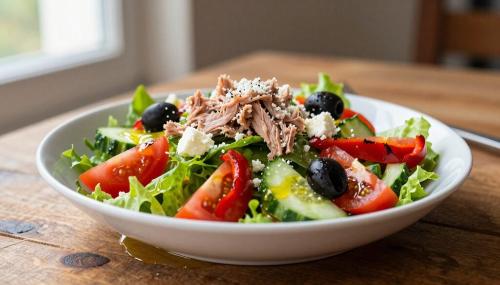 Mediterranean Diet Salad with Olive Oil Mediterranean Diet Salad with Olive Oil