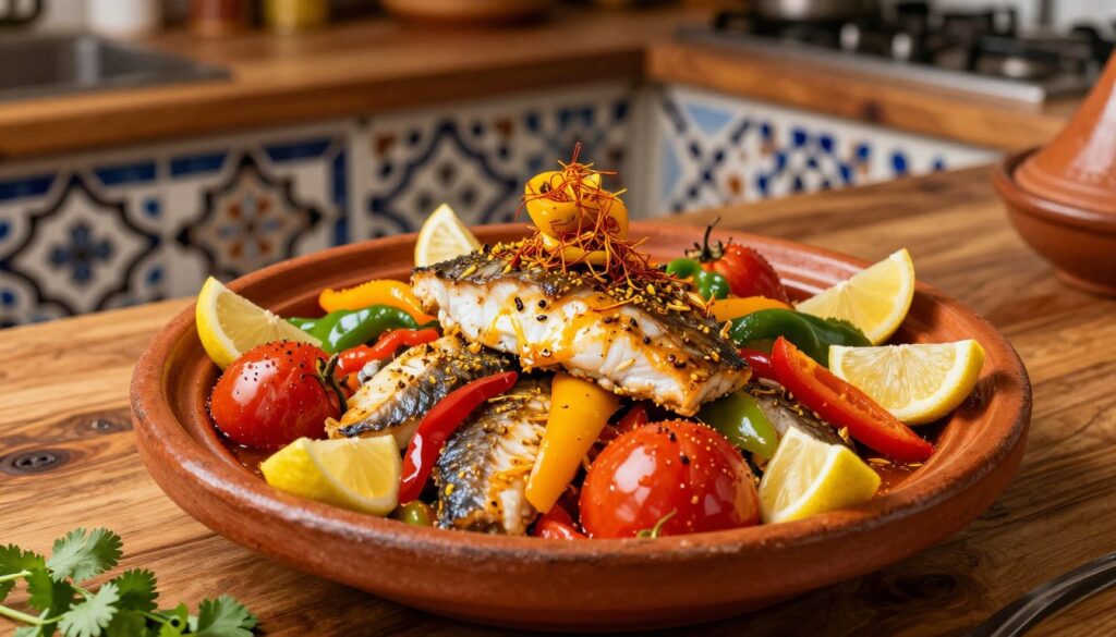 Current image: Moroccan fish tagine