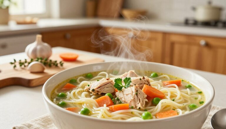 quick and easy chicken noodle soup