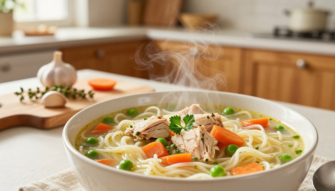 quick and easy chicken noodle soup