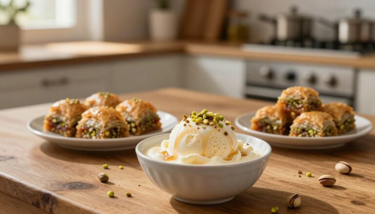 Easy Lebanese booza without ice cream machine