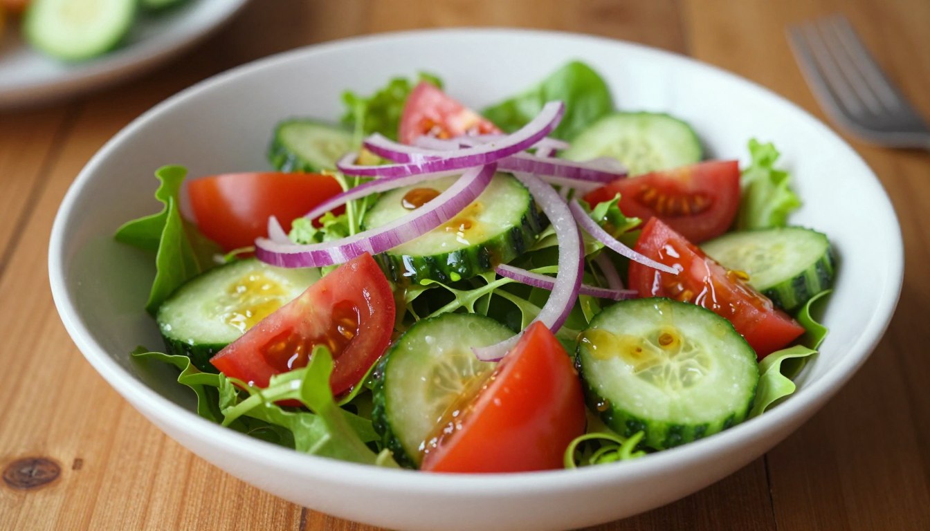 Simple Field Greens Salad