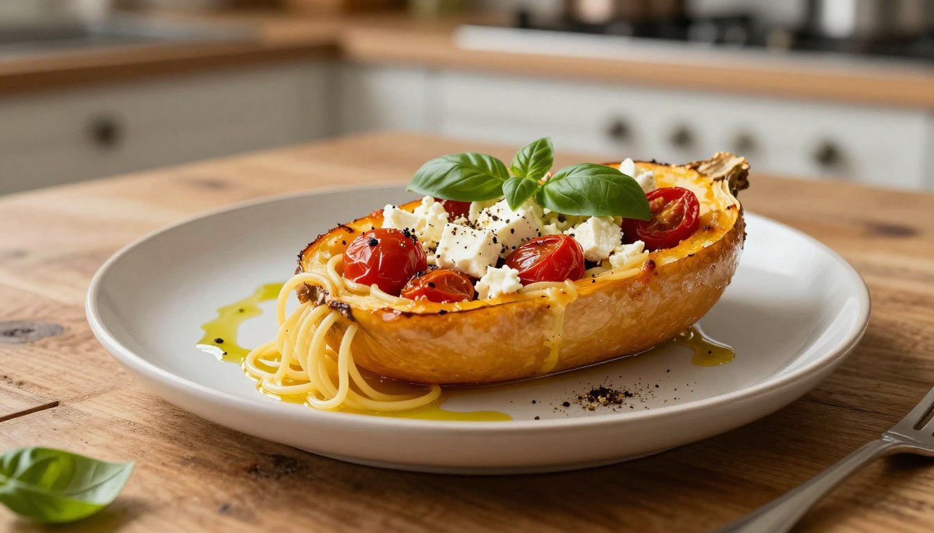 baked feta spaghetti squash