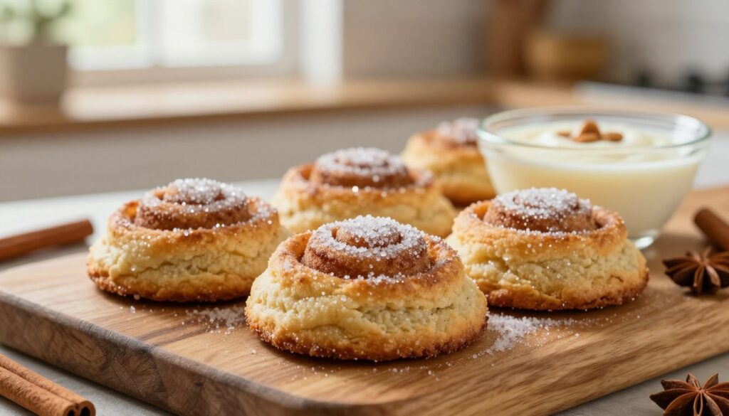Current image: cinnamon sugar biscuits