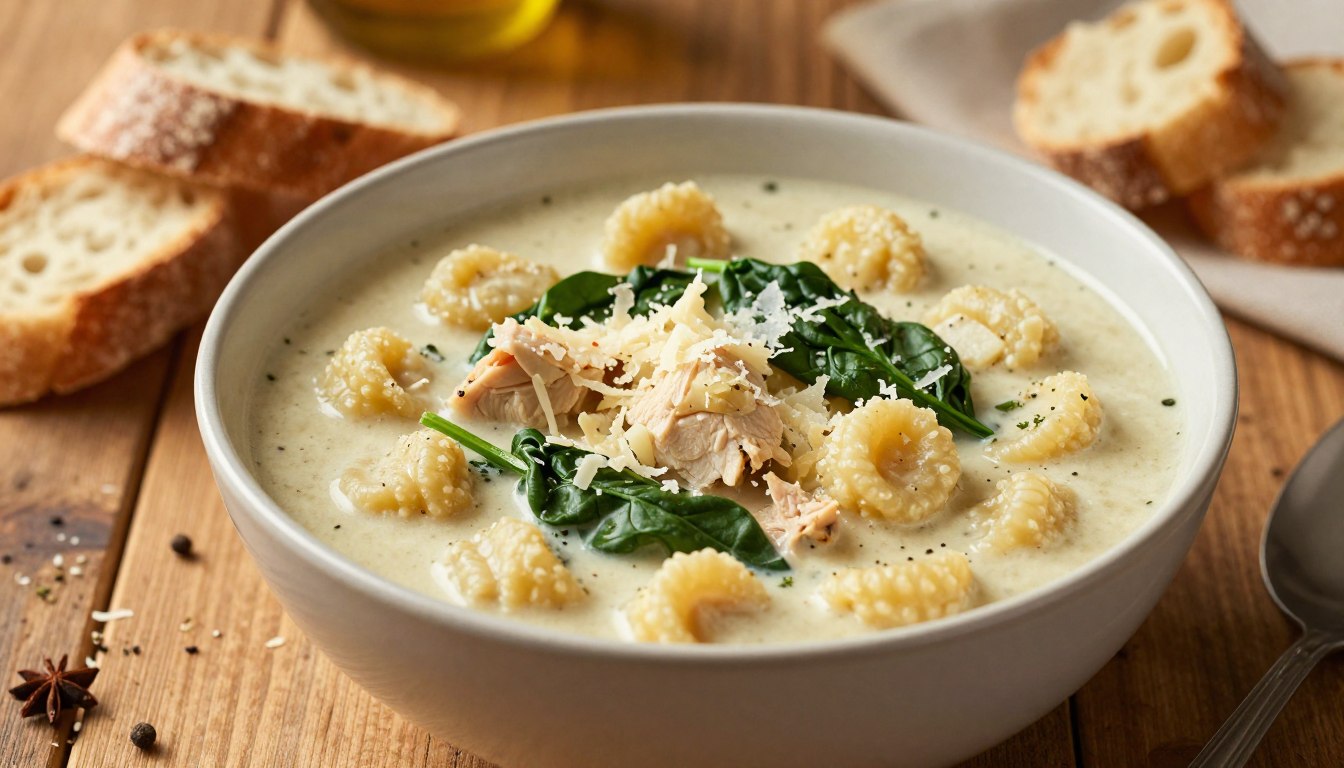 copycat Olive Garden chicken gnocchi soup