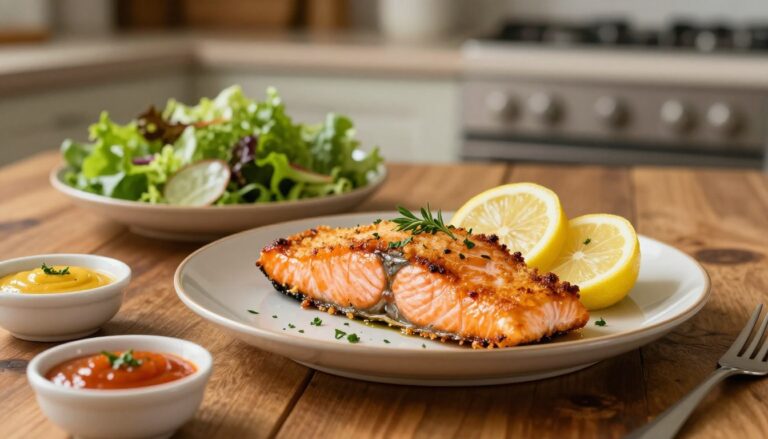 crispy salmon air fryer