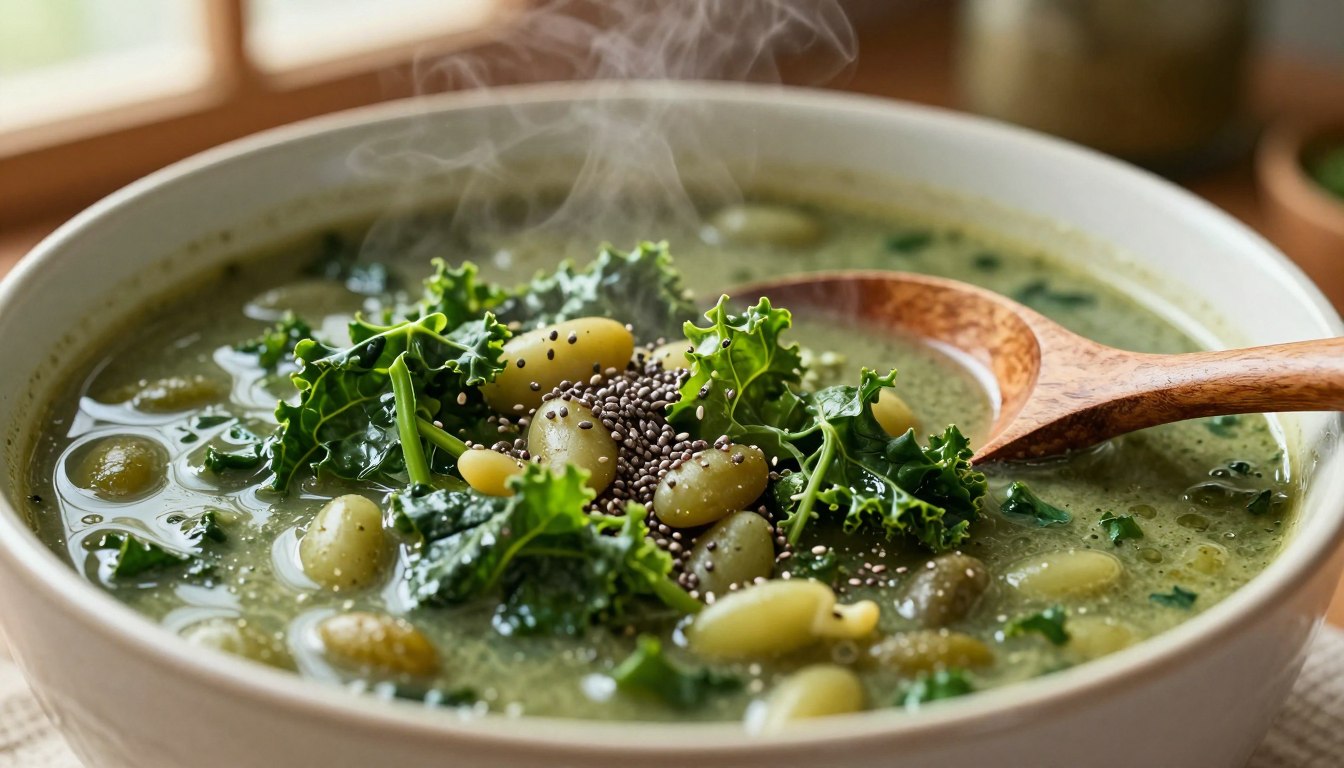 high-protein high-fiber swamp soup