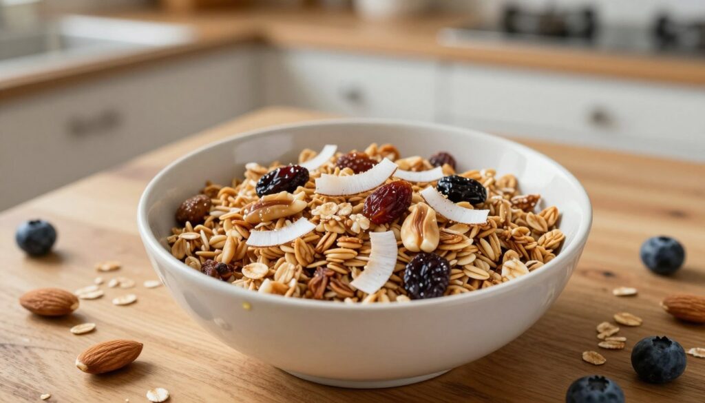 The Best Homemade Granola Muesli with Coconut Oil Easy Current image: homemade granola muesli with coconut oil