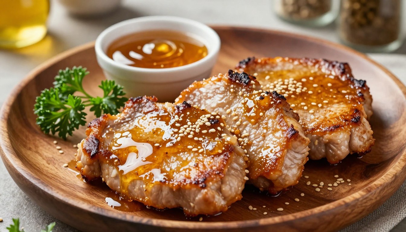 honey garlic pork chops