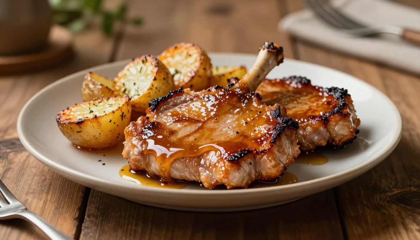honey mustard pork chops