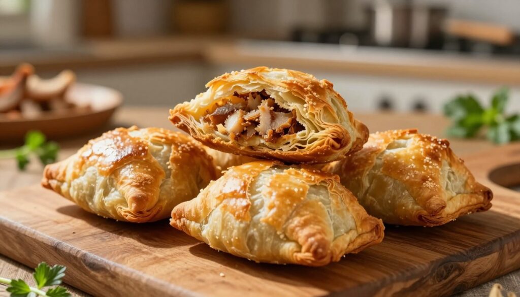 Current image: pastels au thon croustillants