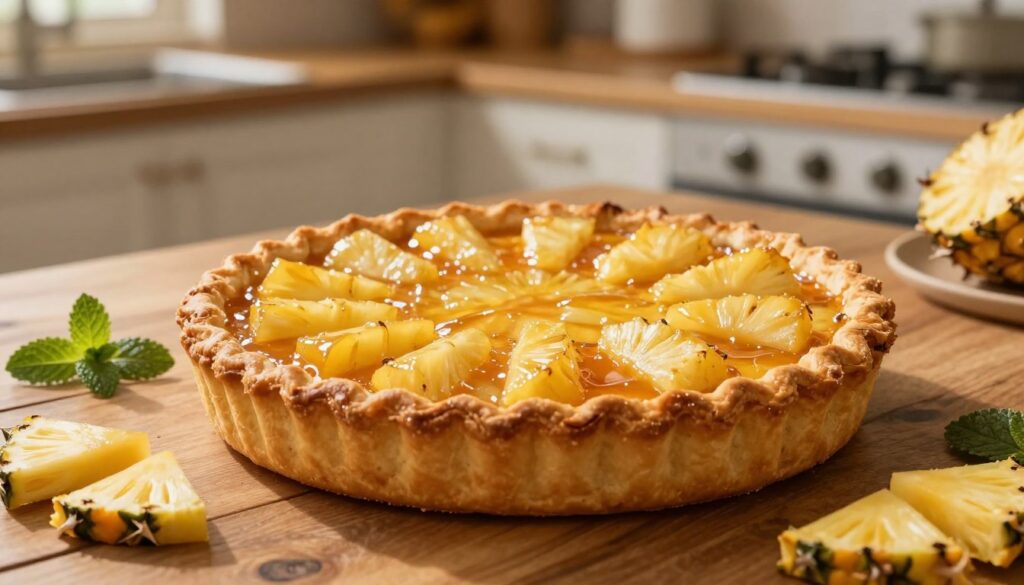 Current image: pineapple pie dessert