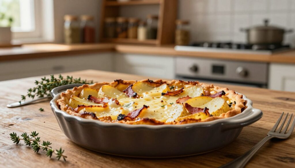 How to Make Savoyard-Style Baked Tartiflette Current image: savoyard tartiflette recipe