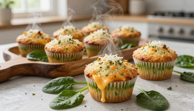 spinach and cheese muffins