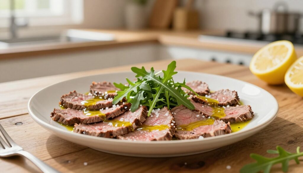 Current image: beef carpaccio recipe