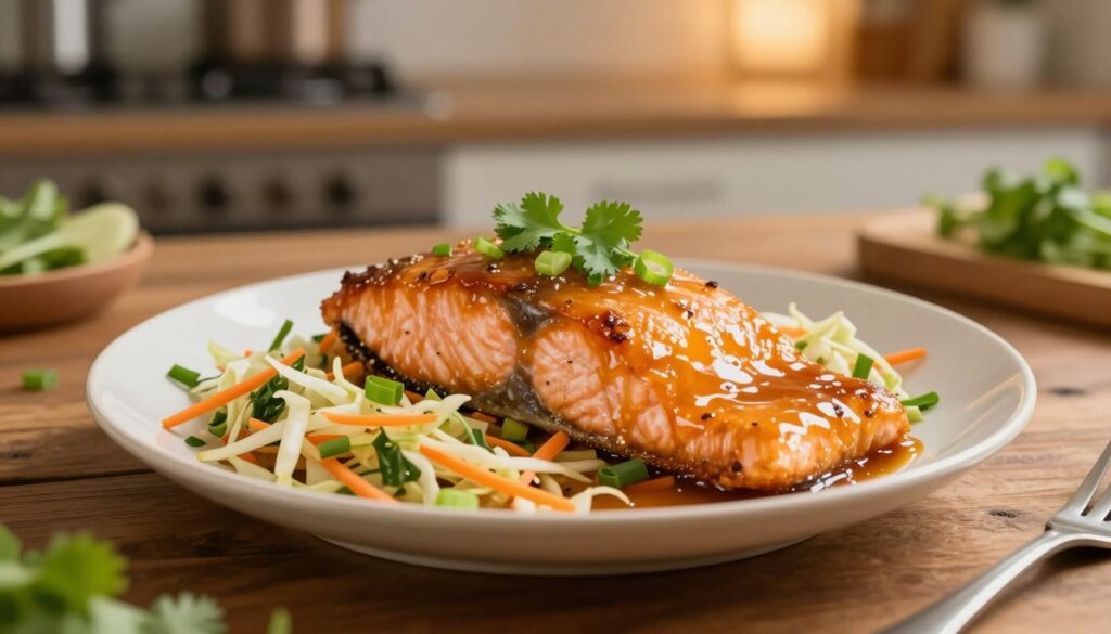 Current image: caramel ginger salmon