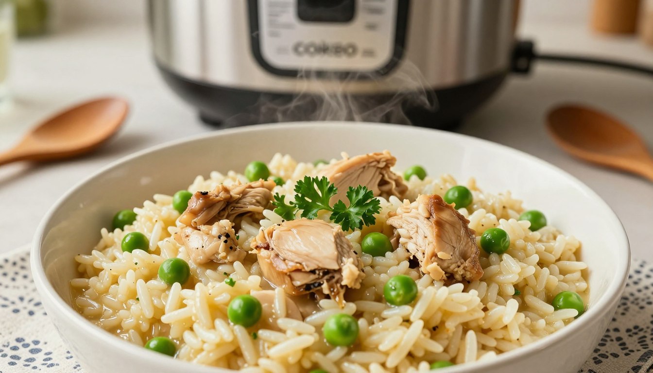 chicken risotto cookeo