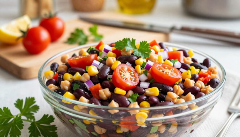 dense bean salad recipe