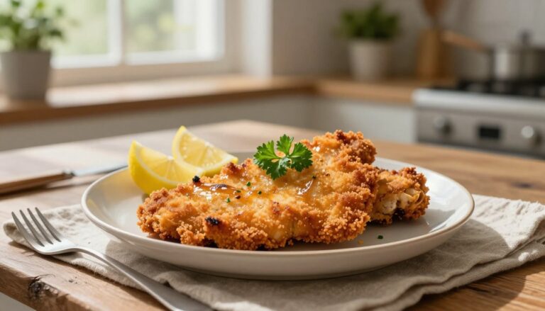 easy keto chicken schnitzel recipe