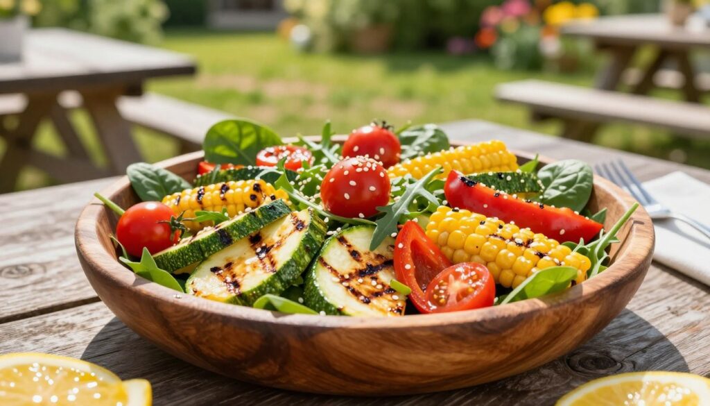 The Best Easy Glowing Grilled Detox Salad Current image: glowing grilled summer detox salad