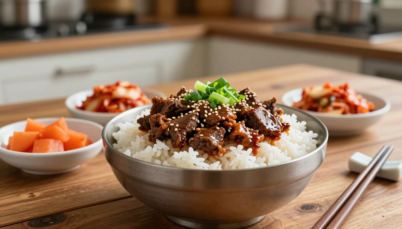 korean beef rice bowl recipe