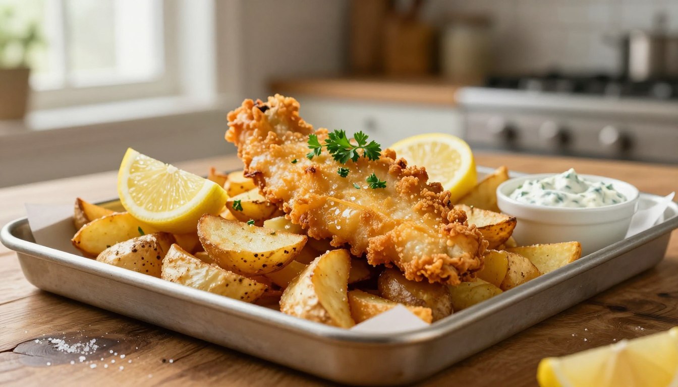 light fish and chips recipe