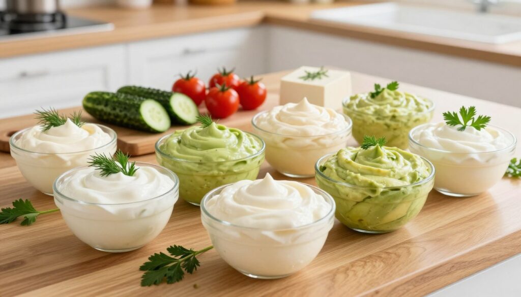 Current image: low calorie mayonnaise substitute