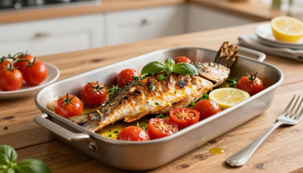 Current image: one pan roasted fish