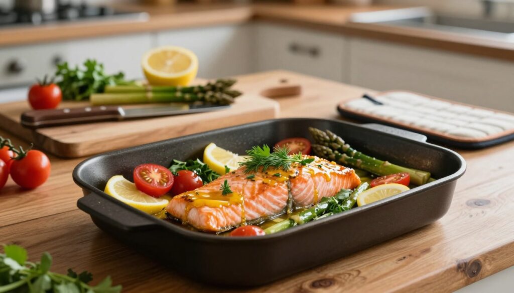 Current image: one pan salmon recipe