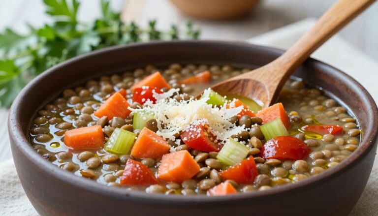 one-pot lentil vegetable soup