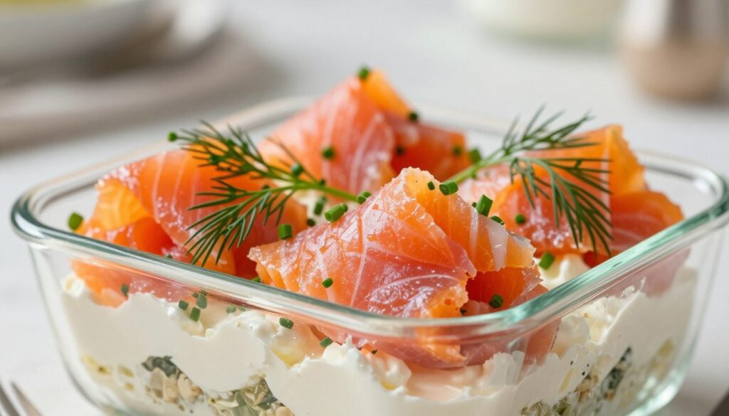 Current image: smoked salmon verrines
