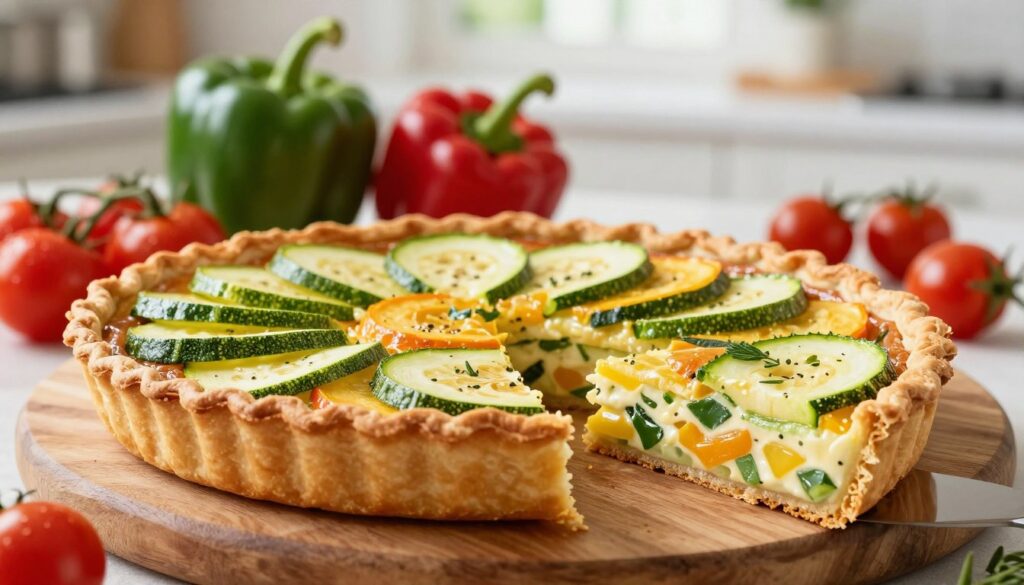 Current image: zucchini quiche recipe